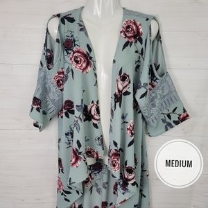 Medium Floral Kimono Top